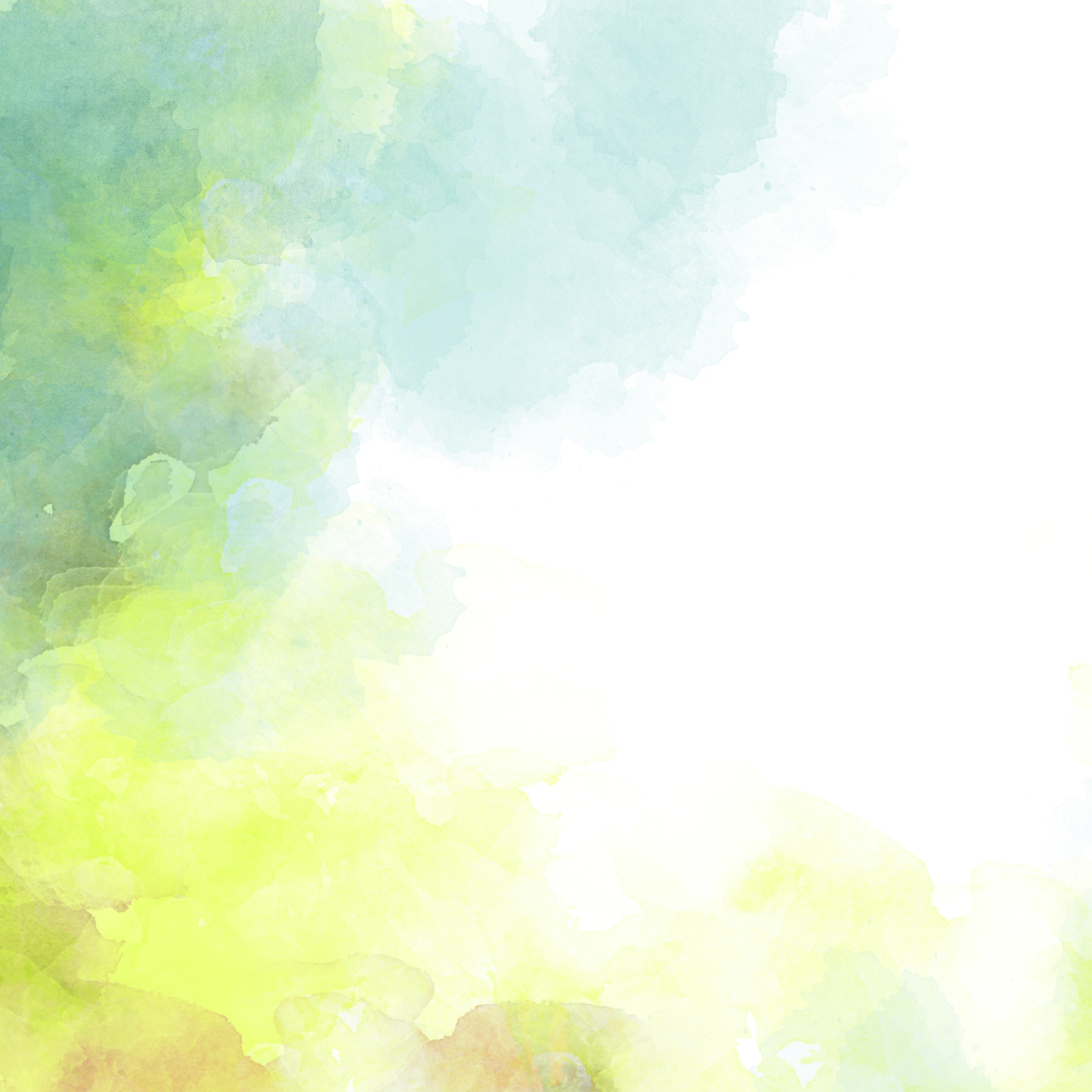 Green Watercolor Stain Background